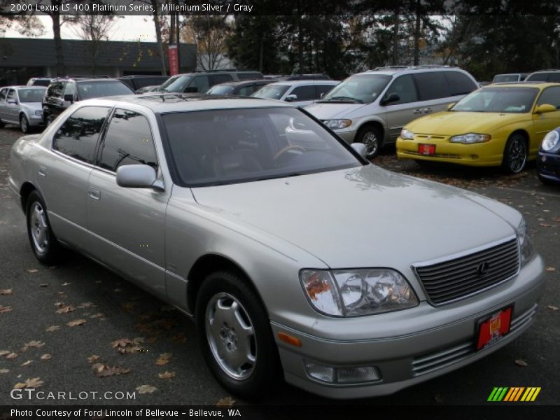 Millenium Silver / Gray 2000 Lexus LS 400 Platinum Series