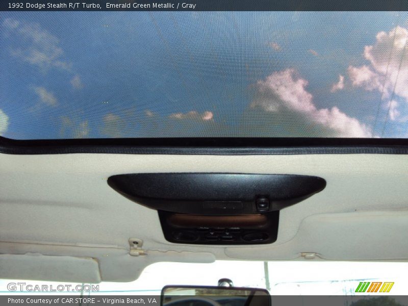 Emerald Green Metallic / Gray 1992 Dodge Stealth R/T Turbo