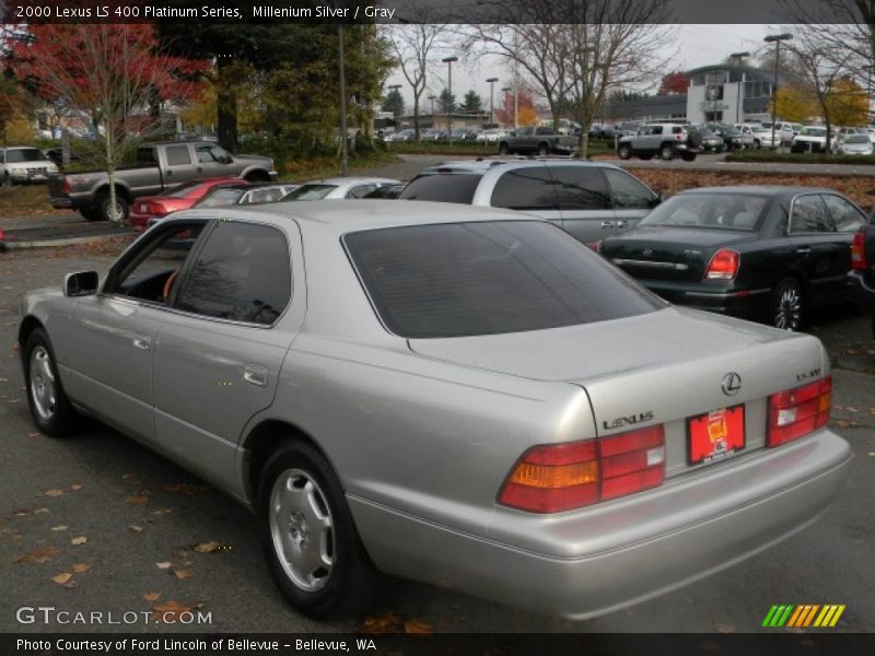 Millenium Silver / Gray 2000 Lexus LS 400 Platinum Series