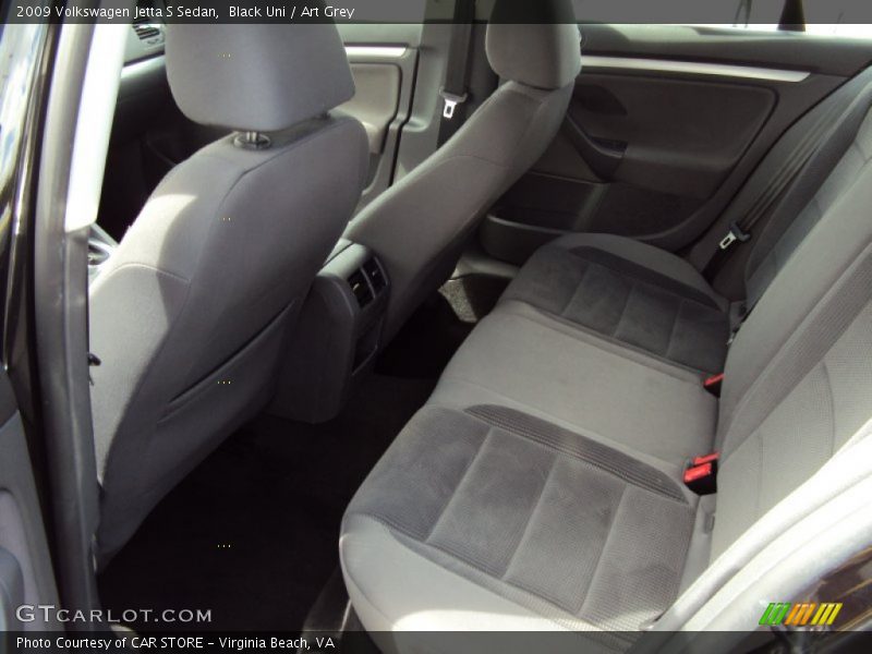 Black Uni / Art Grey 2009 Volkswagen Jetta S Sedan