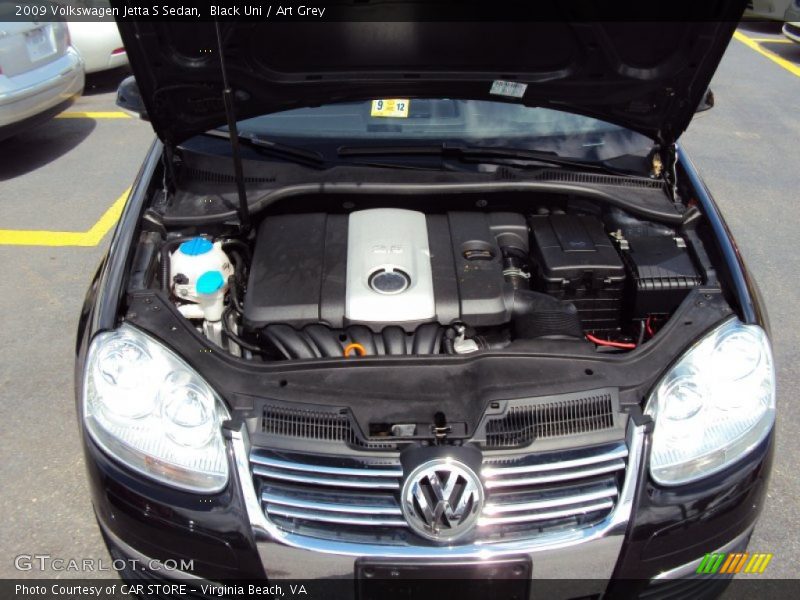 Black Uni / Art Grey 2009 Volkswagen Jetta S Sedan