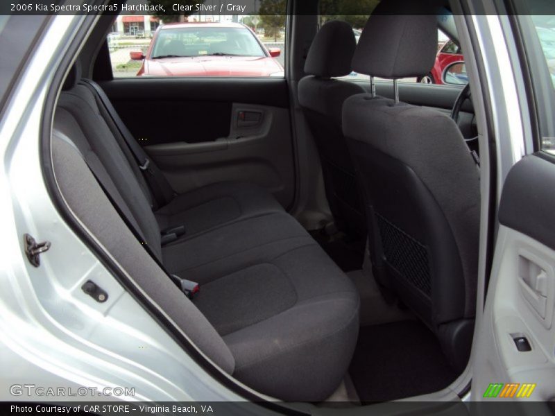 Clear Silver / Gray 2006 Kia Spectra Spectra5 Hatchback