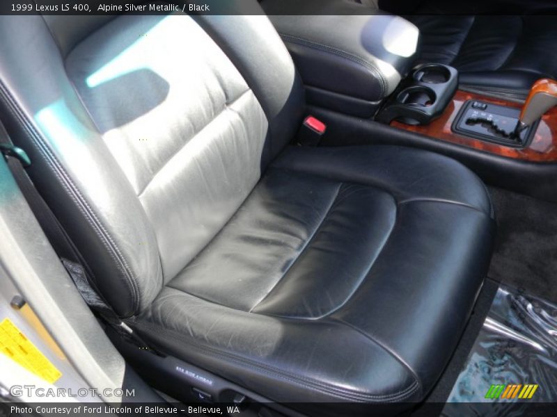 Alpine Silver Metallic / Black 1999 Lexus LS 400