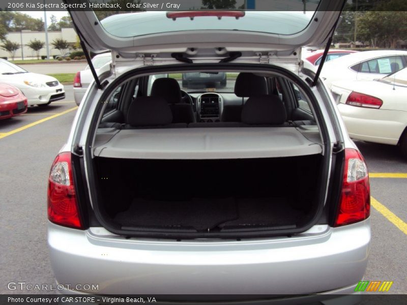 Clear Silver / Gray 2006 Kia Spectra Spectra5 Hatchback