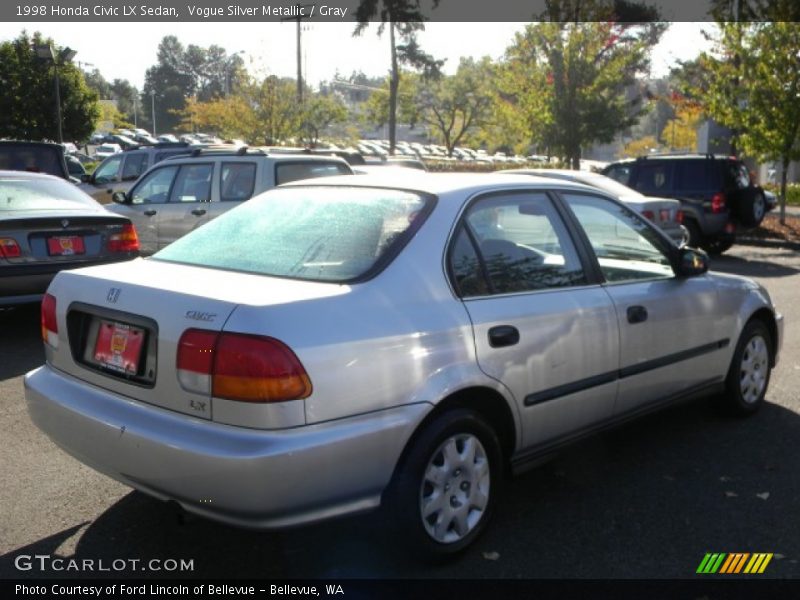 Vogue Silver Metallic / Gray 1998 Honda Civic LX Sedan