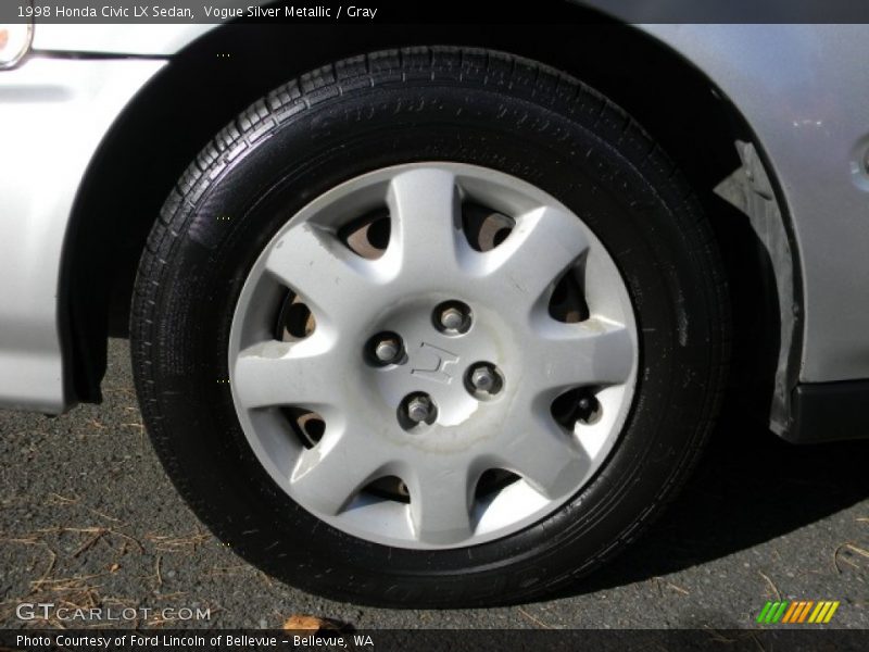 Vogue Silver Metallic / Gray 1998 Honda Civic LX Sedan