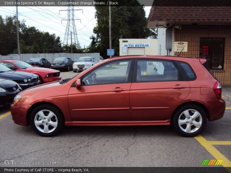  2009 Spectra 5 SX Wagon Copperhead Orange Metallic