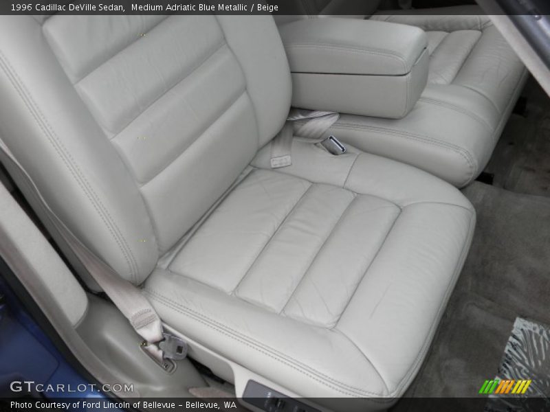 Medium Adriatic Blue Metallic / Beige 1996 Cadillac DeVille Sedan