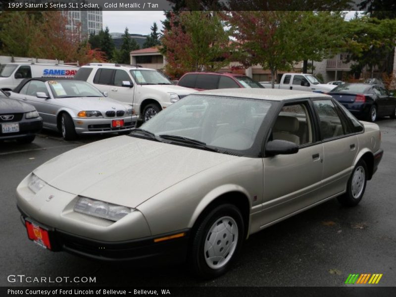 Gold Metallic / Tan 1995 Saturn S Series SL1 Sedan