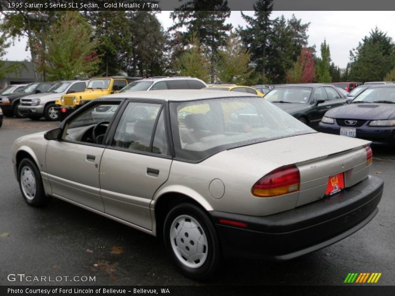Gold Metallic / Tan 1995 Saturn S Series SL1 Sedan