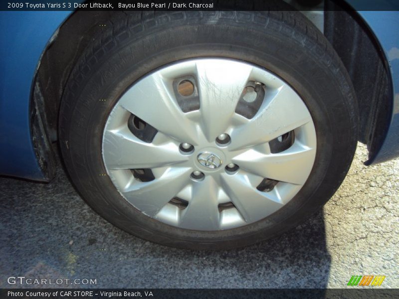 Bayou Blue Pearl / Dark Charcoal 2009 Toyota Yaris S 3 Door Liftback
