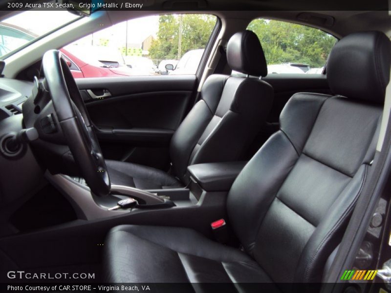 Grigio Metallic / Ebony 2009 Acura TSX Sedan