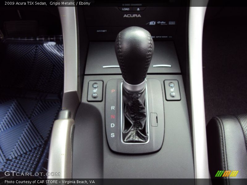 Grigio Metallic / Ebony 2009 Acura TSX Sedan