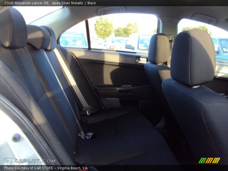 Apex Silver Metallic / Black 2008 Mitsubishi Lancer DE