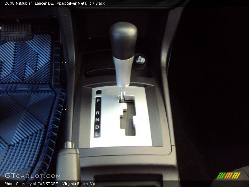 Apex Silver Metallic / Black 2008 Mitsubishi Lancer DE