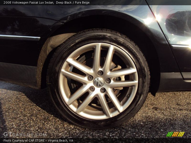 Deep Black / Pure Beige 2008 Volkswagen Passat Lux Sedan