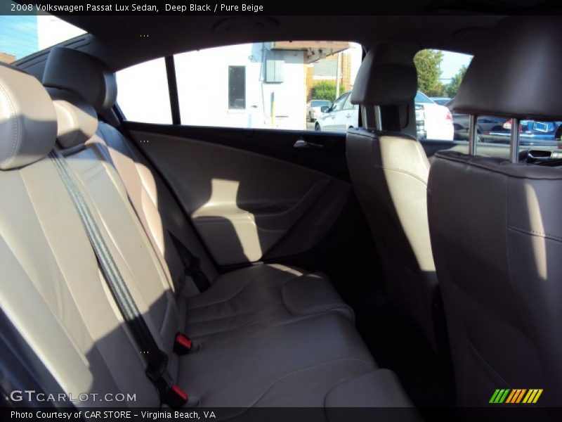 Deep Black / Pure Beige 2008 Volkswagen Passat Lux Sedan