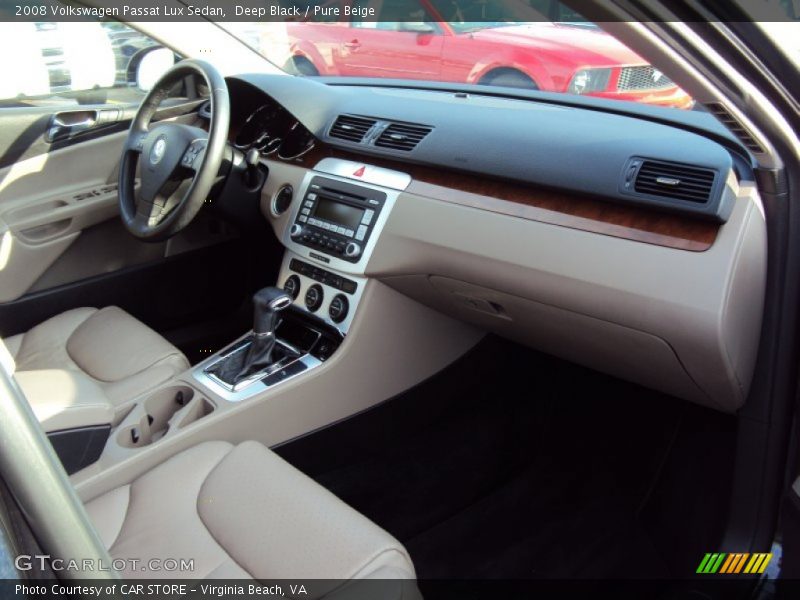 Deep Black / Pure Beige 2008 Volkswagen Passat Lux Sedan