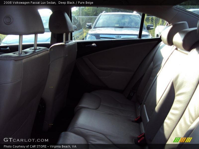 Deep Black / Pure Beige 2008 Volkswagen Passat Lux Sedan