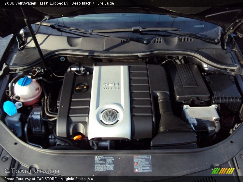 Deep Black / Pure Beige 2008 Volkswagen Passat Lux Sedan