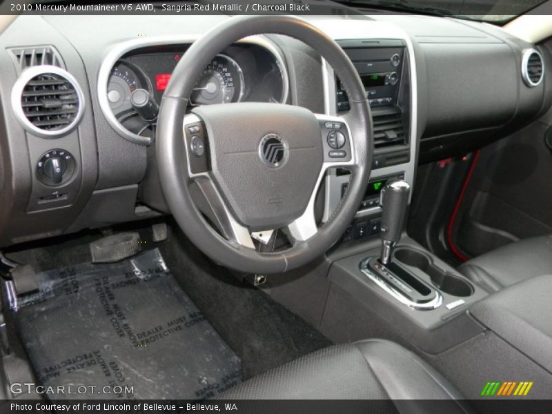  2010 Mountaineer V6 AWD Charcoal Black Interior