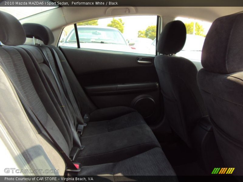 Performance White / Black 2010 Mazda MAZDA6 i Sport Sedan