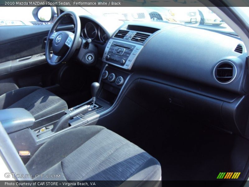 Performance White / Black 2010 Mazda MAZDA6 i Sport Sedan