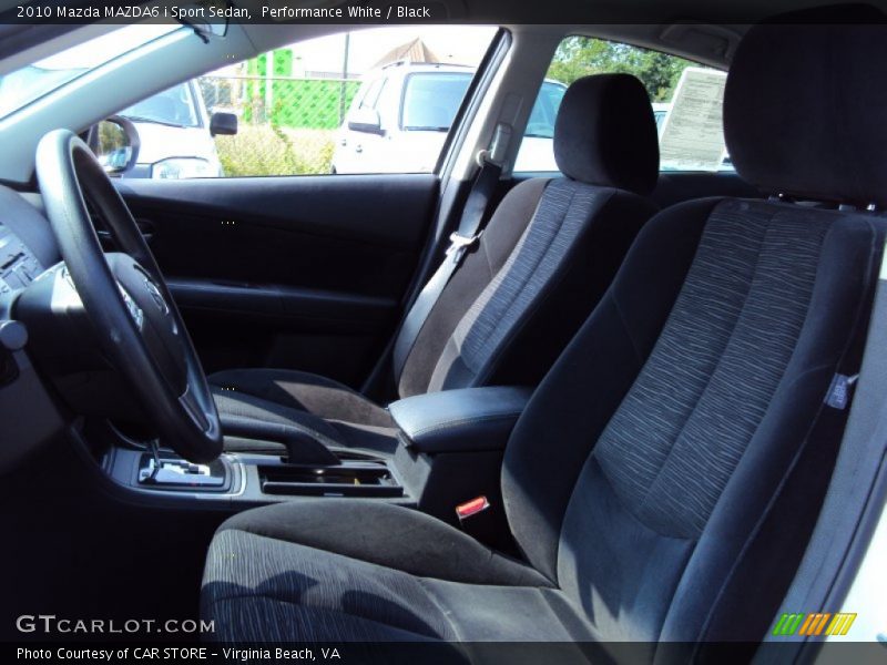 Performance White / Black 2010 Mazda MAZDA6 i Sport Sedan