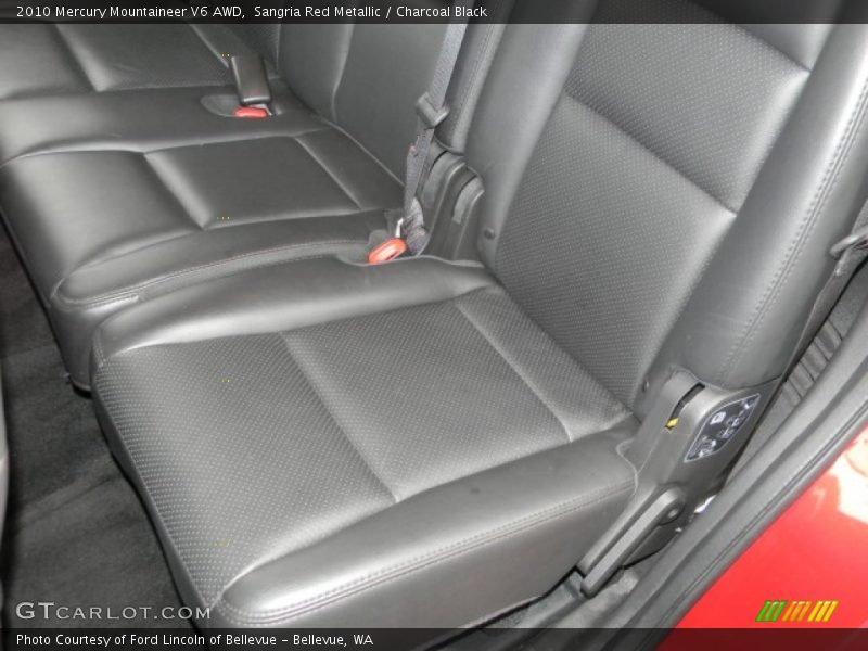 Sangria Red Metallic / Charcoal Black 2010 Mercury Mountaineer V6 AWD