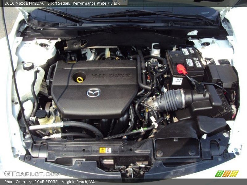 Performance White / Black 2010 Mazda MAZDA6 i Sport Sedan