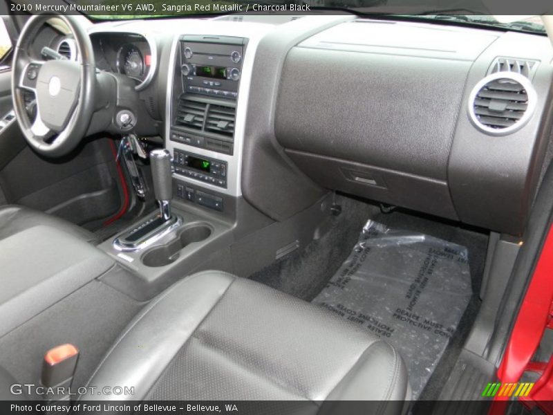 Sangria Red Metallic / Charcoal Black 2010 Mercury Mountaineer V6 AWD