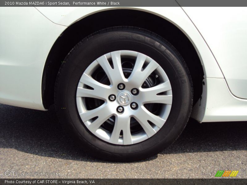 Performance White / Black 2010 Mazda MAZDA6 i Sport Sedan