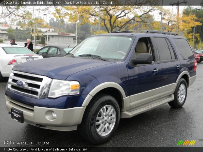 Dark Blue Pearl Metallic / Camel 2010 Ford Expedition Eddie Bauer 4x4