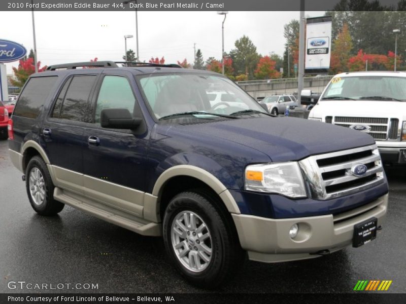 Dark Blue Pearl Metallic / Camel 2010 Ford Expedition Eddie Bauer 4x4