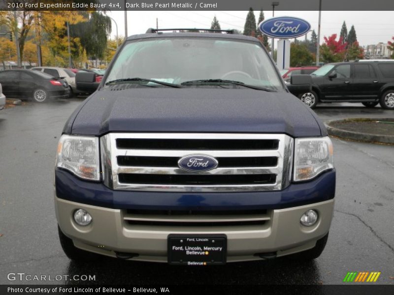 Dark Blue Pearl Metallic / Camel 2010 Ford Expedition Eddie Bauer 4x4