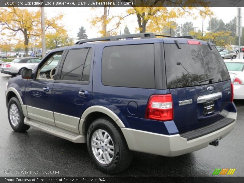 Dark Blue Pearl Metallic / Camel 2010 Ford Expedition Eddie Bauer 4x4