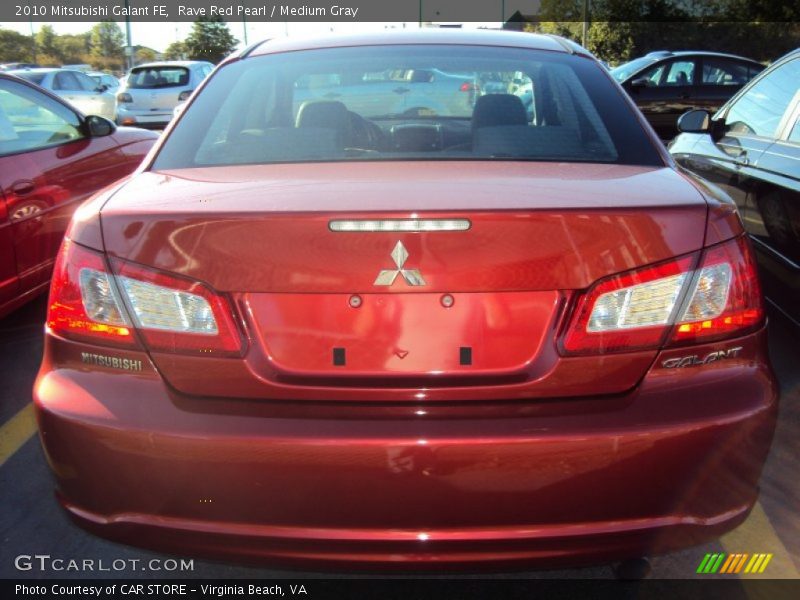 Rave Red Pearl / Medium Gray 2010 Mitsubishi Galant FE