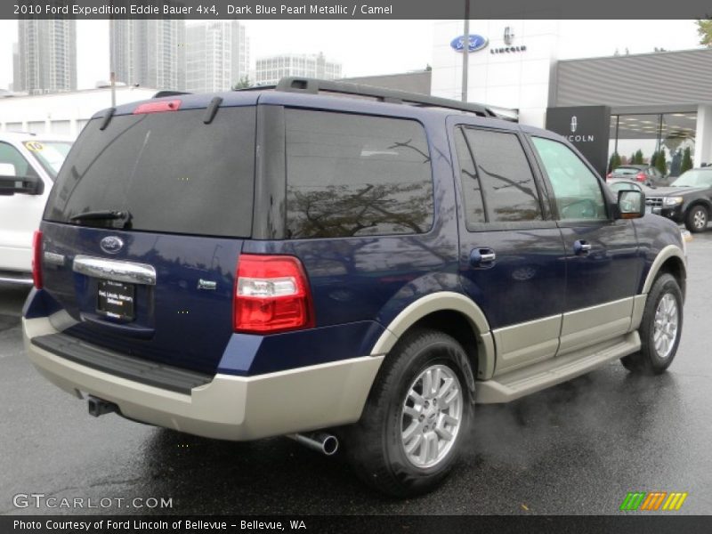 Dark Blue Pearl Metallic / Camel 2010 Ford Expedition Eddie Bauer 4x4