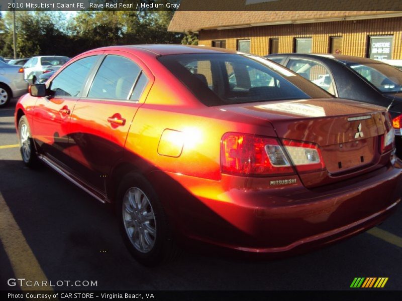 Rave Red Pearl / Medium Gray 2010 Mitsubishi Galant FE