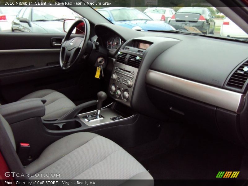 Rave Red Pearl / Medium Gray 2010 Mitsubishi Galant FE