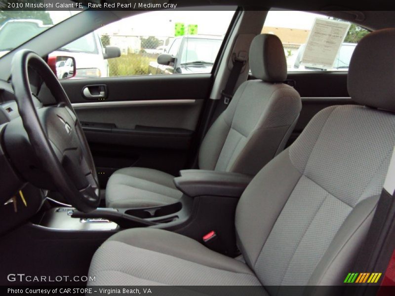 Rave Red Pearl / Medium Gray 2010 Mitsubishi Galant FE