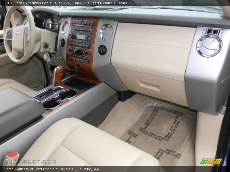 Dark Blue Pearl Metallic / Camel 2010 Ford Expedition Eddie Bauer 4x4