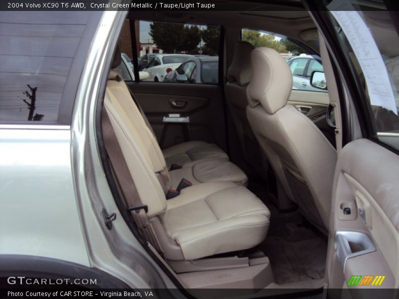 Crystal Green Metallic / Taupe/Light Taupe 2004 Volvo XC90 T6 AWD