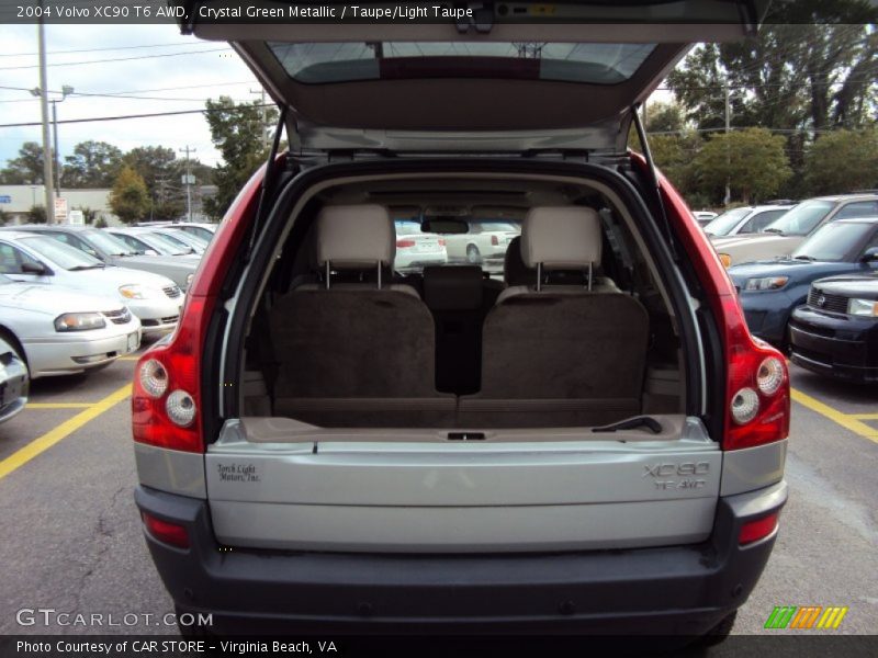 Crystal Green Metallic / Taupe/Light Taupe 2004 Volvo XC90 T6 AWD