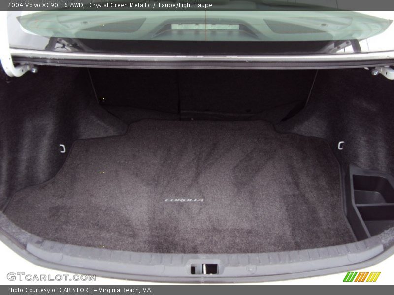 Crystal Green Metallic / Taupe/Light Taupe 2004 Volvo XC90 T6 AWD