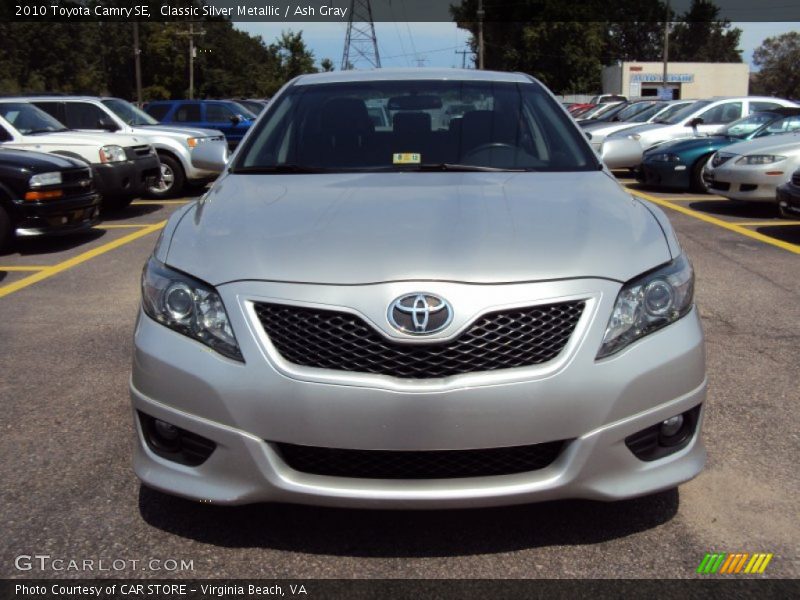 Classic Silver Metallic / Ash Gray 2010 Toyota Camry SE