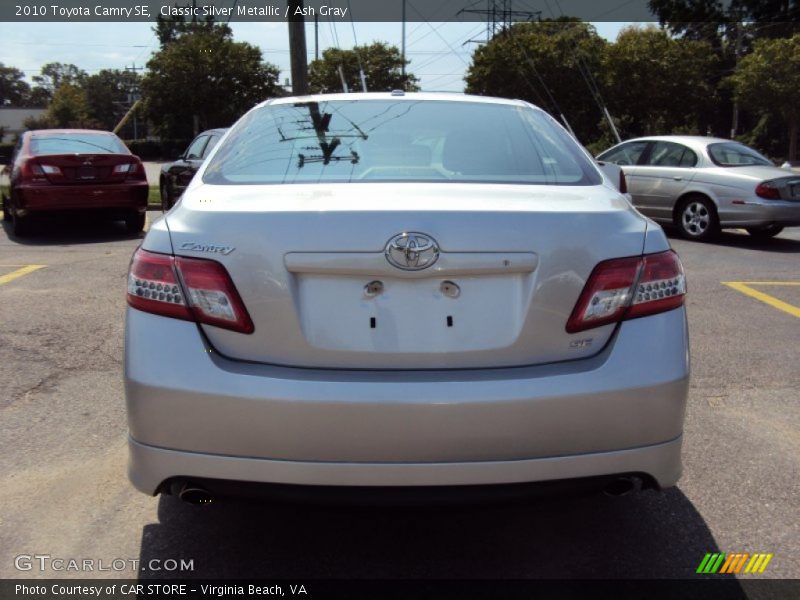 Classic Silver Metallic / Ash Gray 2010 Toyota Camry SE