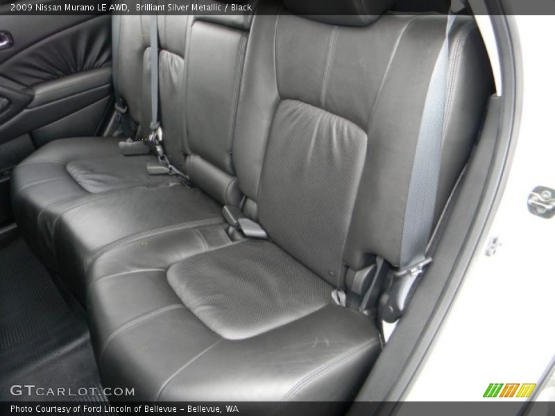 Brilliant Silver Metallic / Black 2009 Nissan Murano LE AWD