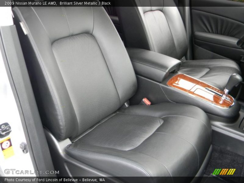 Brilliant Silver Metallic / Black 2009 Nissan Murano LE AWD