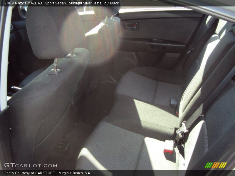 Sunlight Silver Metallic / Black 2009 Mazda MAZDA3 i Sport Sedan